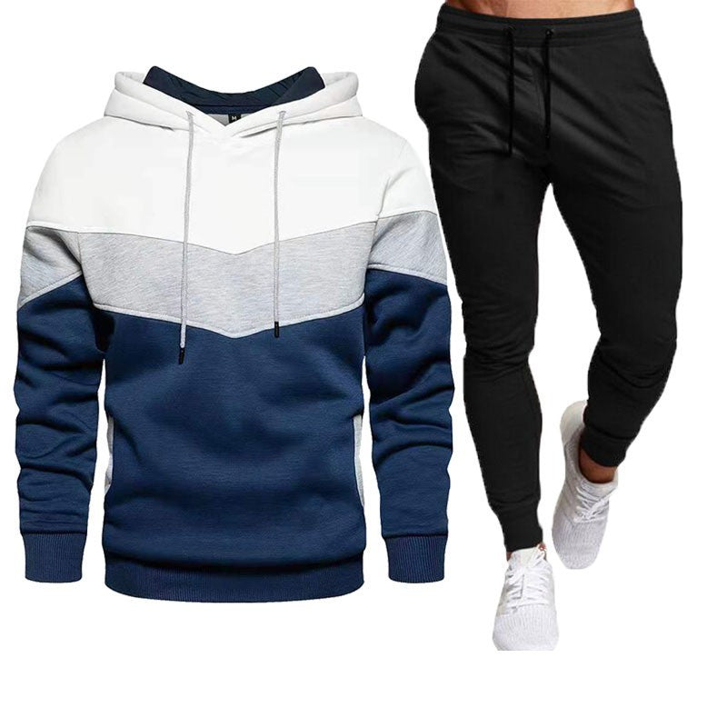 Herren Sportliches Sweatshirt und Jogginghose Set Echoarchiv