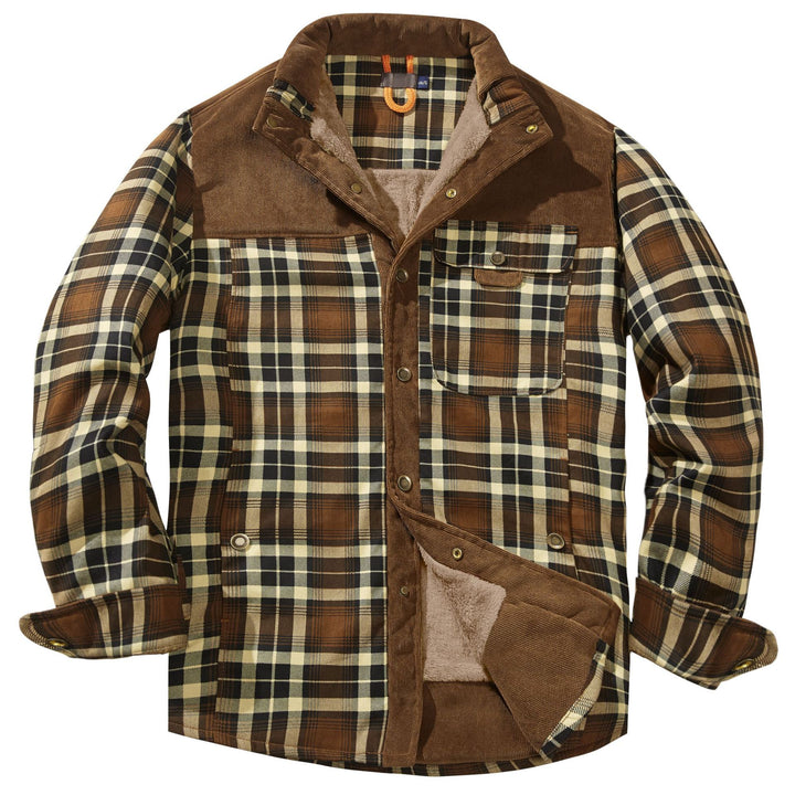 Herren Flanelljacke mit kuscheligem Innenfutter Echoarchiv