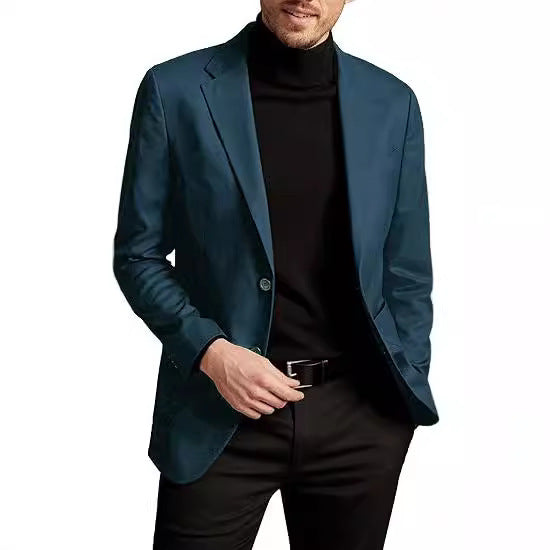 Herren eleganter Sakko mit Echoarchivrnem Schnitt und maßgeschneiderter Passform Echoarchiv