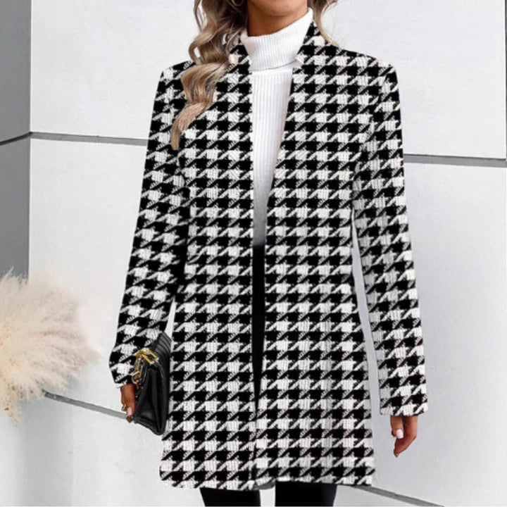 Damen eleganter Karomantel Echoarchiv