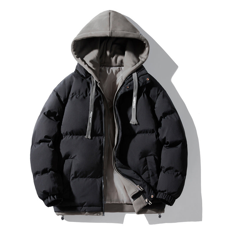 Herren Wattierte Steppjacke mit integriertem Kapuzen-Layer und winddichter Außenhülle Echo Archiv