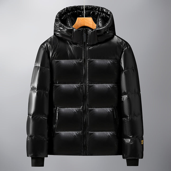 Unisex Glänzender Steppparka mit metallic‑Innenfutter und Tragegurten Echo Archiv