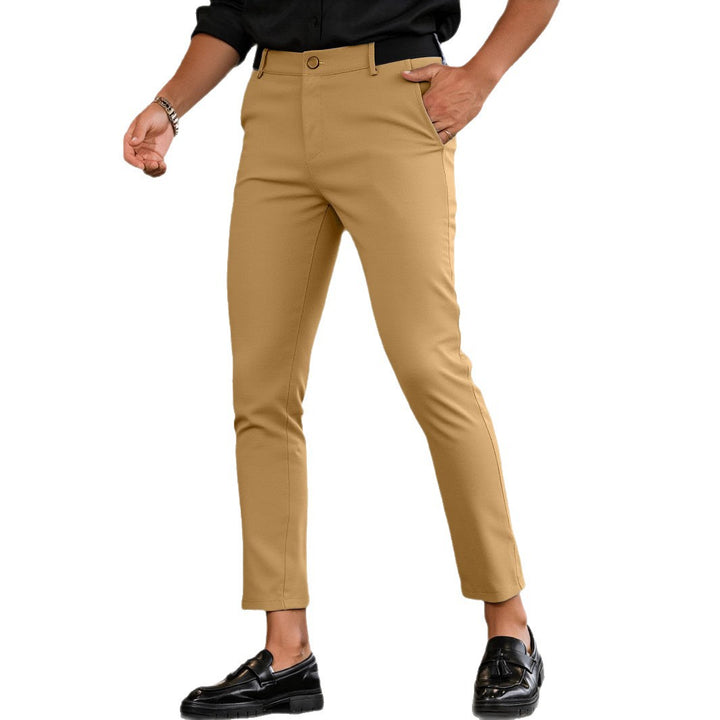Herren moderne Slim-Fit-Hose mit elegantem Schnitt und hochwertigem Stoff Echoarchiv