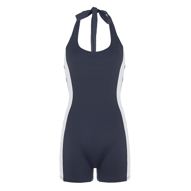 Damen Sportlicher Schwimmanzug mit elegantem Halterdesign Echo Archiv