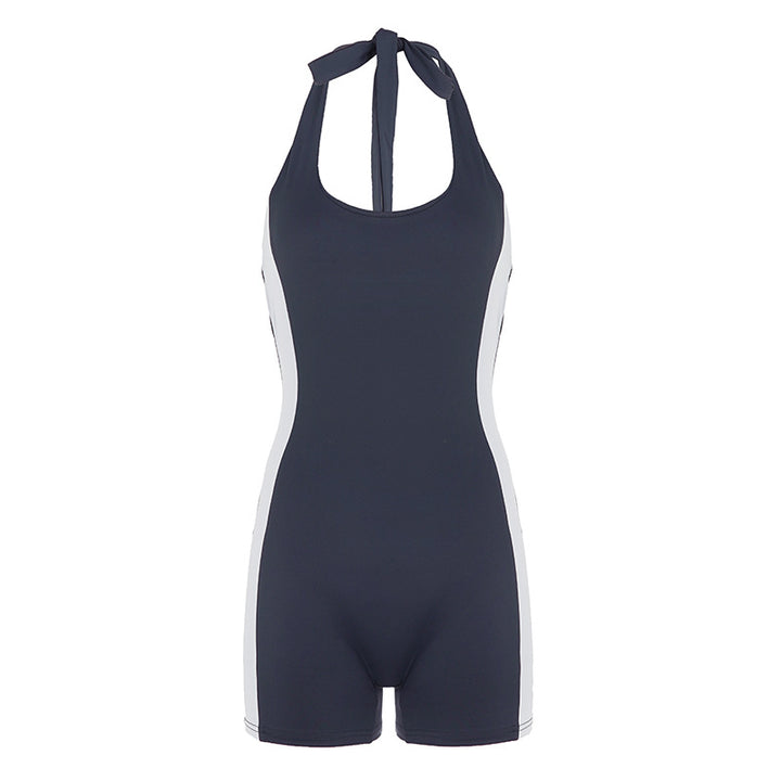Damen Sportlicher Schwimmanzug mit elegantem Halterdesign Echo Archiv