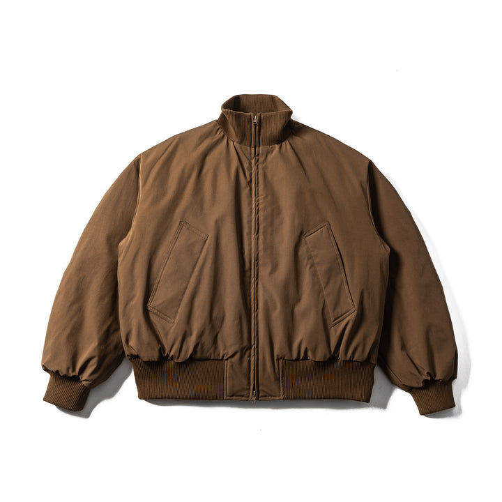 Herren Boxy wattierter Kurzblouson mit Rippenkragen und ergonomischen Eingrifftaschen Echoarchiv