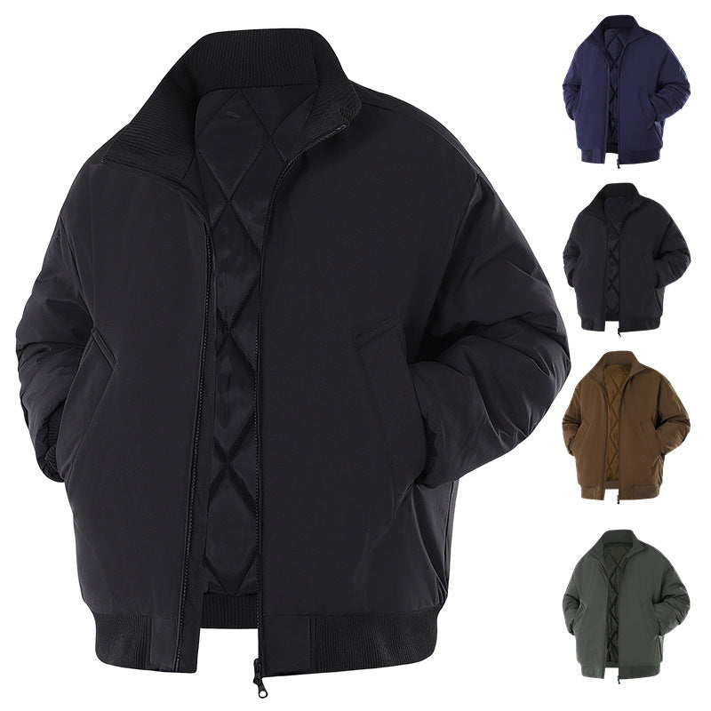 Herren Winterjacke mit warmem Innenfutter und praktischen Taschen Echoarchiv