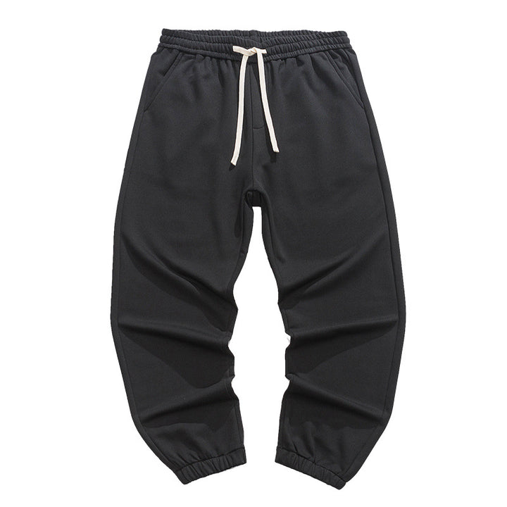 Herren Oversized Jogger-Sweatpants aus Baumwollmix mit Kordelzug und elastischen Bündchen Echo Archiv