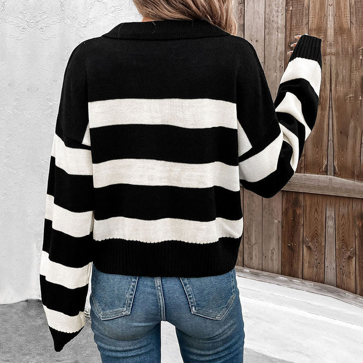 Damen Streifen Pullover Echo Archiv