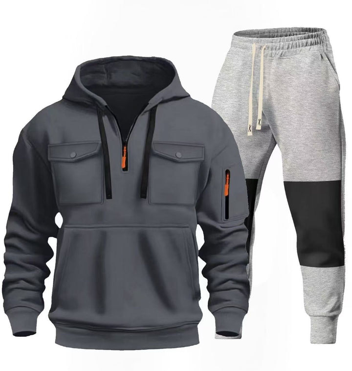Herren funktionaler Sweatshirt- und Jogginghosen-Set Echoarchiv