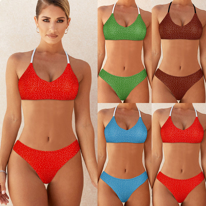 Damen Sportlicher Bikini mit verstellbaren Trägern und trendigem Design Echo Archiv