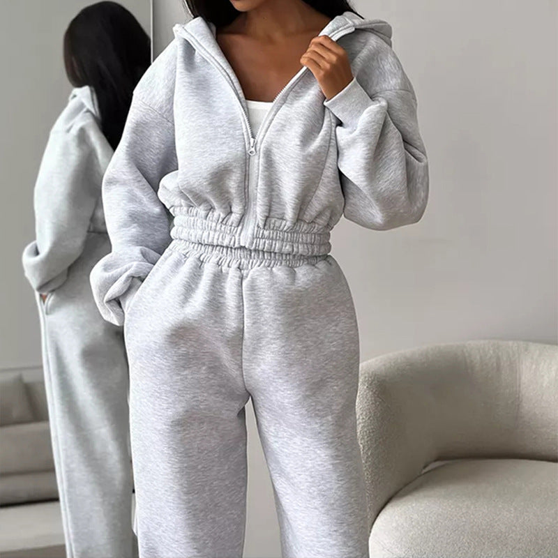 Damen Sportlicher Hoodie-Overall Echo Archiv