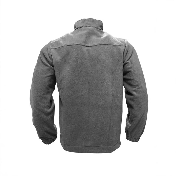 Herren Fleecejacke mit hohem Kragen und praktischen Reißverschlusstaschen Echoarchiv