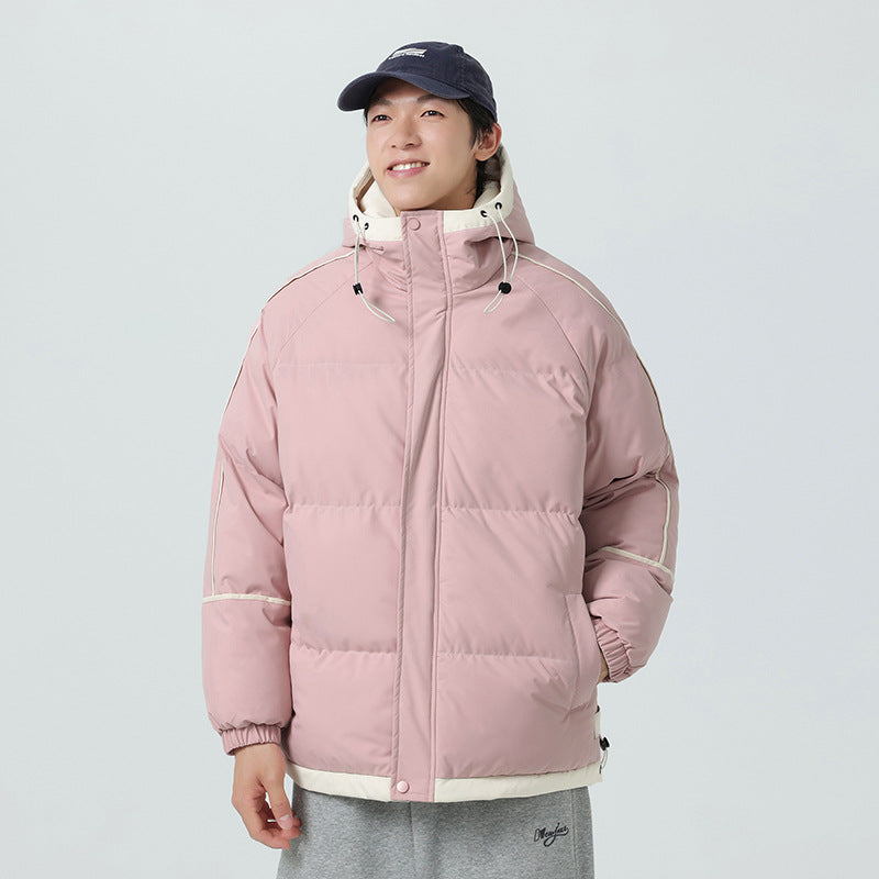 Herren modische Kapuzenjacke mit hochwertiger Füllung und funktionalen Taschen Echoarchiv
