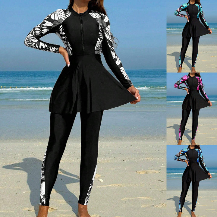 Damen Longsleeve Rashguard mit Rock Echo Archiv