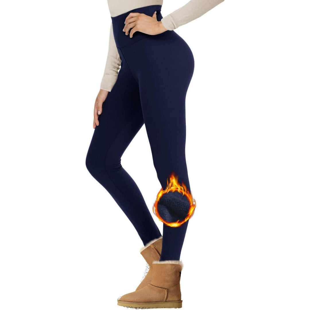 Damen Fleecegefütterte Thermoleggings mit hohem Bund und figurformendem Stretch Echo Archiv