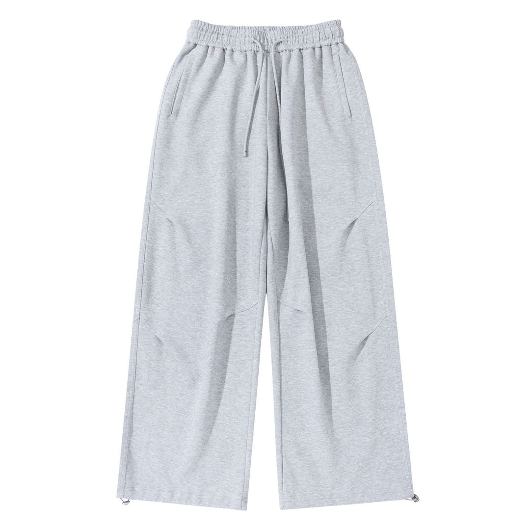 Unisex Weite French‑Terry Sweatpant mit elastischem Tunnelzugbund, Seitentaschen und verstellbarem Saum Echoarchiv