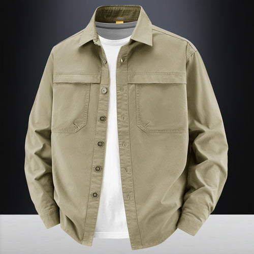 Herren klassische Langarm-Hemdjacke Echo Archiv