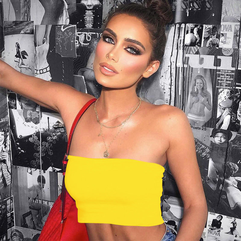 Damen Bandeau-Top aus elastischem Material mit figurformendem Schnitt Echo Archiv
