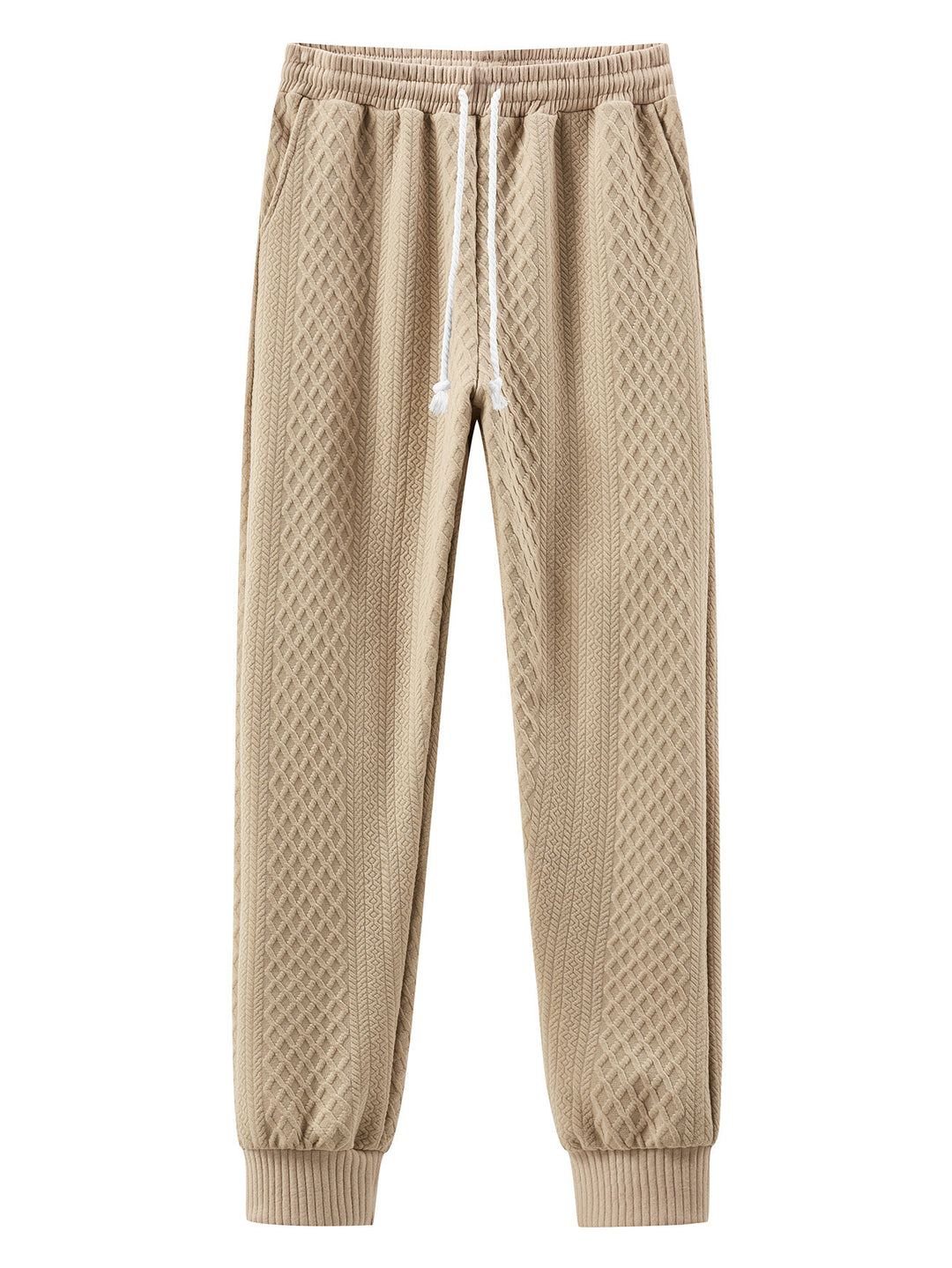 Herren Komfortable Strick-Jogginghose mit modernem Design und elastischem Bund Echoarchiv