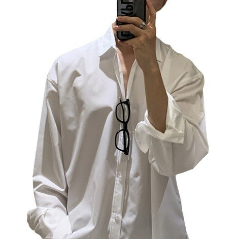 Herren Oversize-Hemd aus atmungsaktiver Baumwolle mit lässigem Schnitt – Arvello