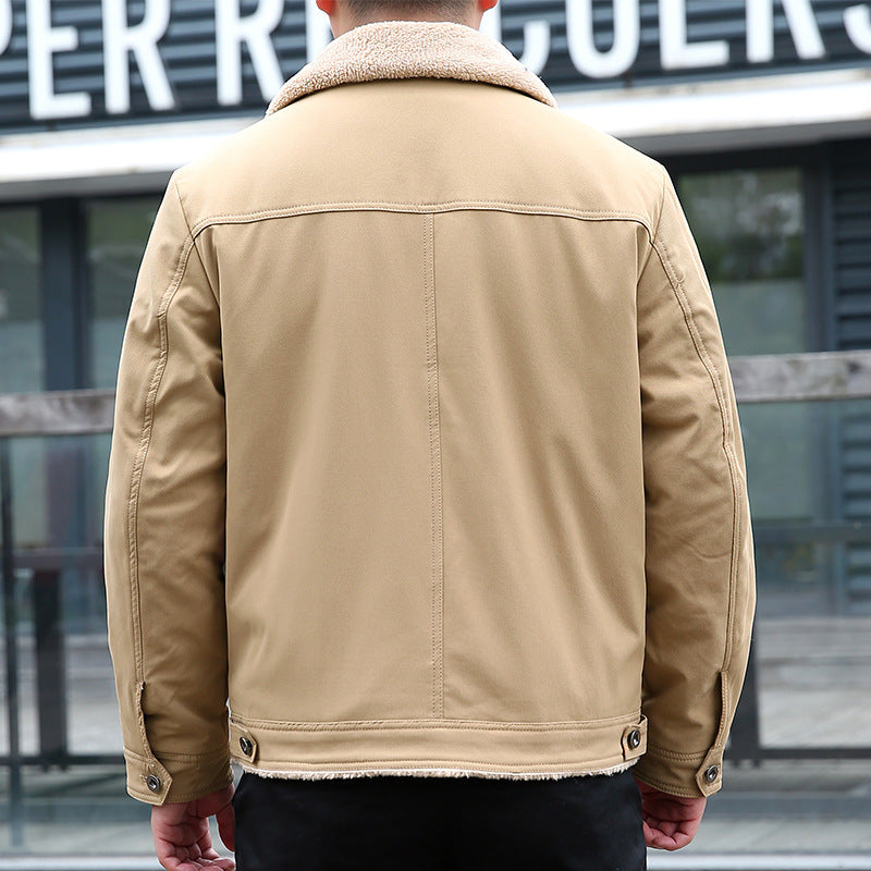Herren Lässige Jacke mit Teddyfutter Echo Archiv