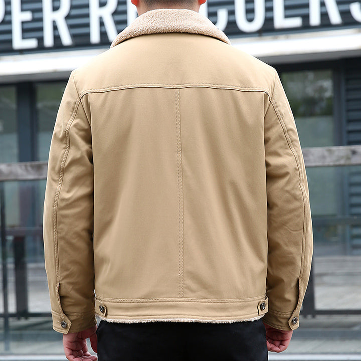Herren Lässige Jacke mit Teddyfutter Echo Archiv