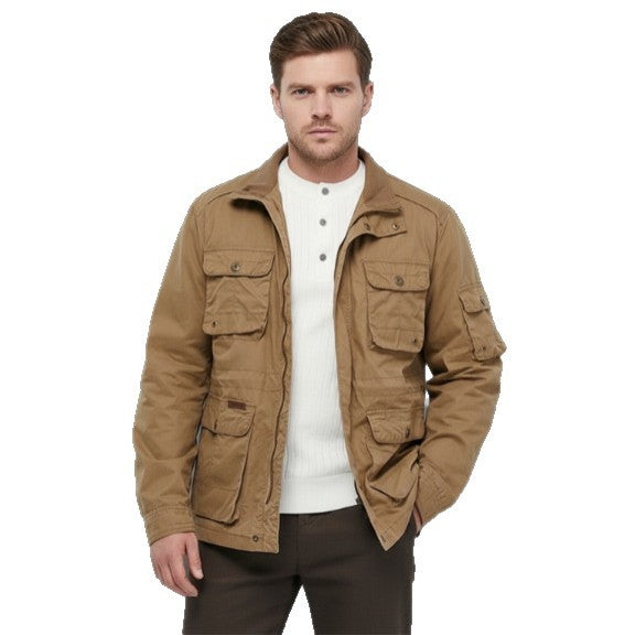 Herren Utility-Fieldjacke mit mehreren Pattentaschen und verstellbarer Taille Echo Archiv