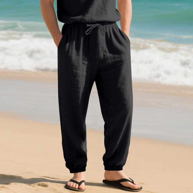 Herren lockere Strandhose Echoarchiv