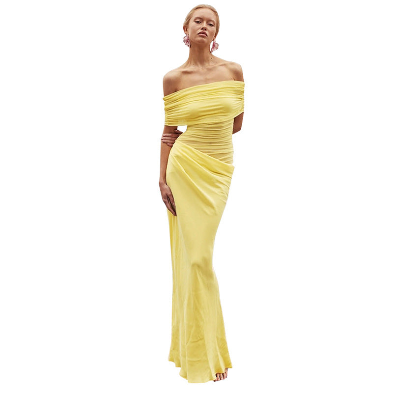 Damen elegantes Abendkleid mit Off-Shoulder-Design Echo Archiv