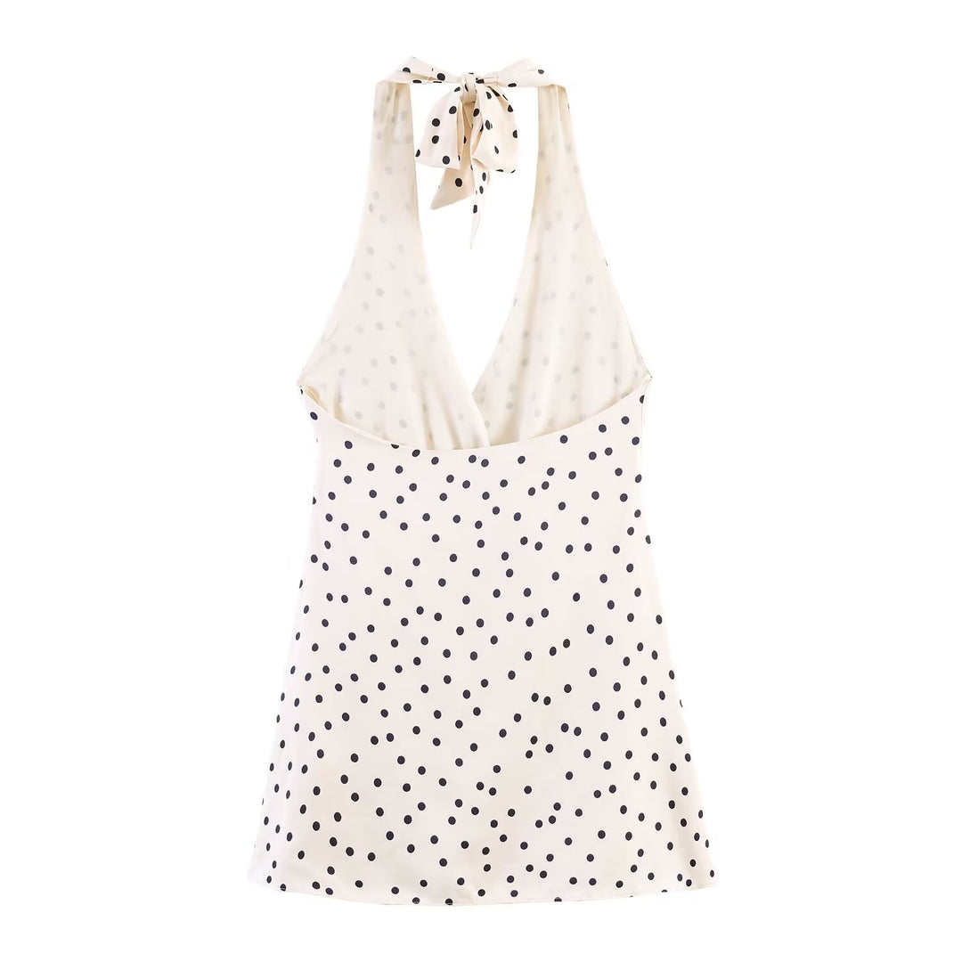 Damen Wickelkleid mit tiefem V-Ausschnitt und dekorativem Bindeband Echo Archiv