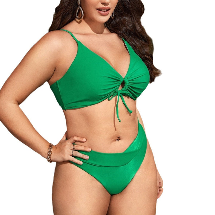 Damen Bikini-Set mit verstellbarem Knoten und hochgeschnittenen Höschen Echo Archiv