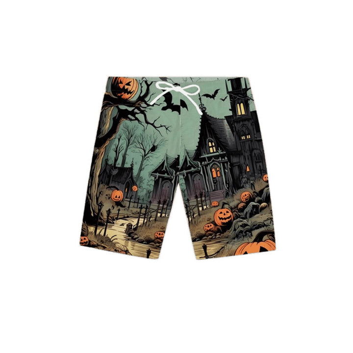 Herren Grafik Psychedelischer Druck Badehose Echoarchiv