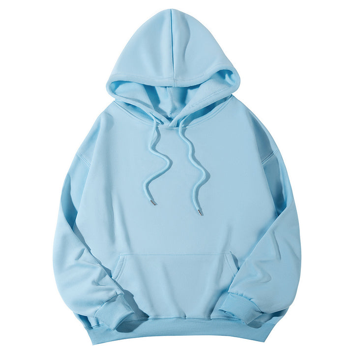 Unisex Oversize-Fleece-Hoodie mit tiefer Schulter, Kängurutasche und breitem Rippbund Echo Archiv