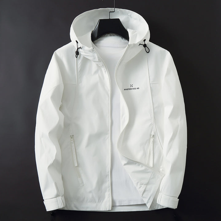 Herren Leichte wasserabweisende Softshelljacke mit Kapuze, verstellbaren Bündchen und Reißverschlusstaschen Echo Archiv