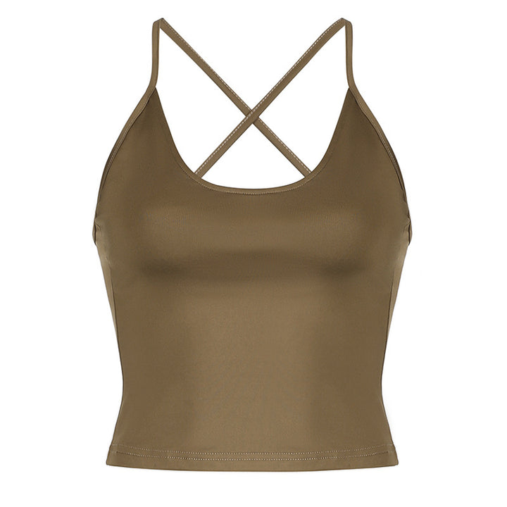 Damen Sportliches Crop-Top und Shorts-Set mit verstellbarem Bund Echo Archiv