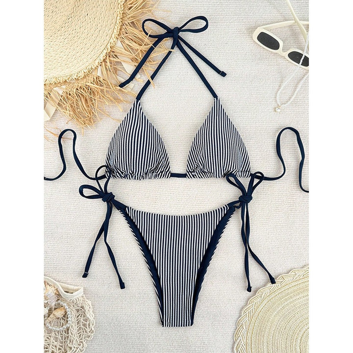 Damen Triangel-Bikini-Set mit raffinierten Bindebändern Echo Archiv