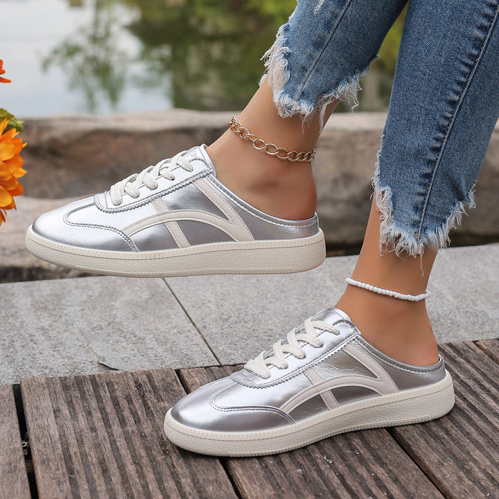 Damen Slip-On Sneaker mit offener Ferse und gepolstertem Komfortfußbett – Lioré