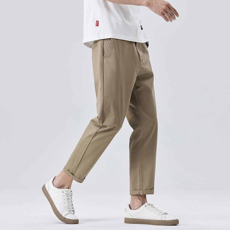 Herren Modische Chino-Hose mit Bundfalten Echo Archiv