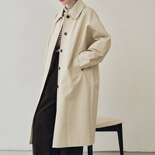 Damen Lange Trenchcoat Echoarchiv