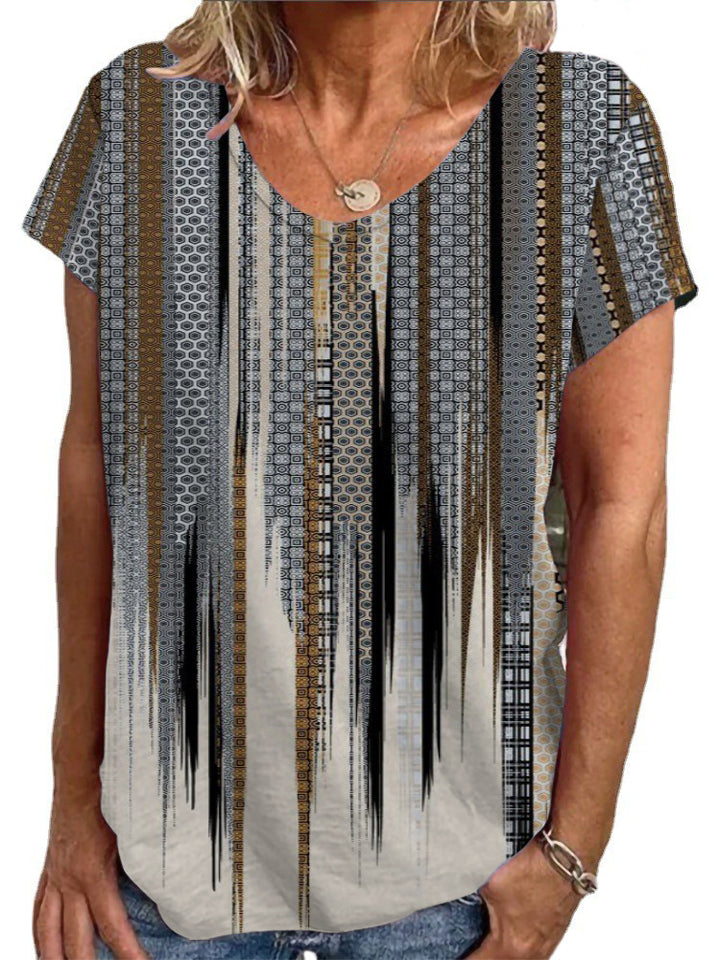 Damen Lockere Bluse mit buntem Paisleymuster Echo Archiv