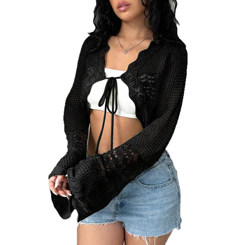 Damen Häkeljacke mit weitem Arm Echo Archiv