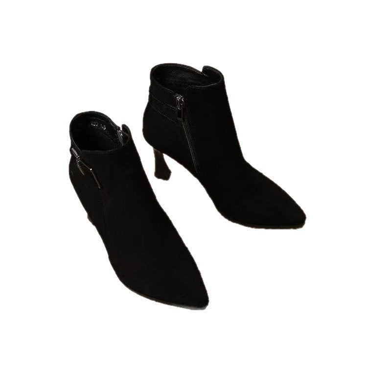 Damen Elegante Stiefeletten mit modischem Schnallen-Detail Echo Archiv