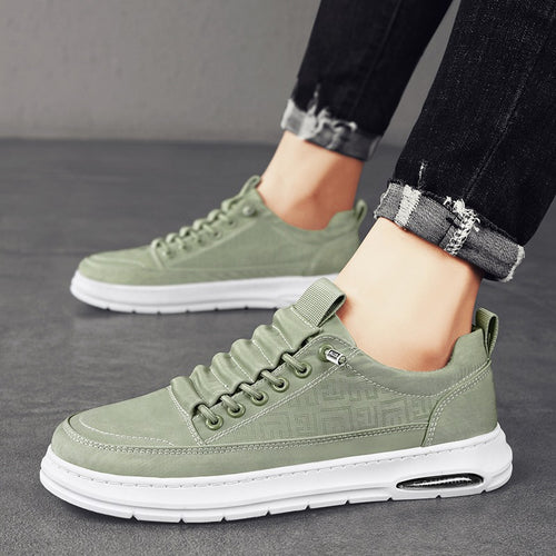 Herren Leichte Sneaker mit niedrigem Schnitt, geprägtem Muster, luftgepolsterter Sohle und gepolstertem Einstieg Echoarchiv