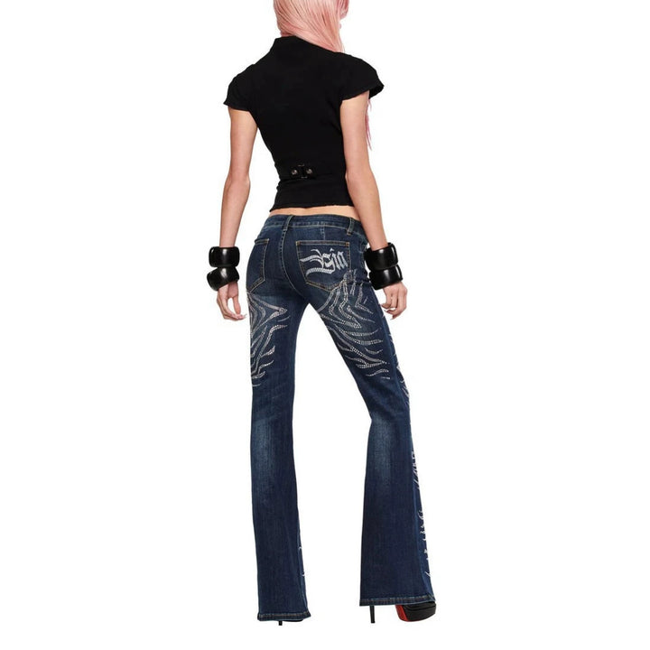 Damen Elegantes Blazer-Oberteil mit asymmetrischem Ausschnitt Echo Archiv