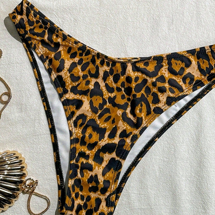 Damen Bügel-Bikini mit animalischem Muster Echo Archiv