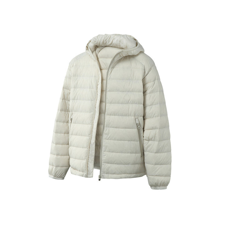 Unisex Ultraleichte gesteppte Kapuzenjacke mit Thermofüllung und Reißverschlusstaschen Echo Archiv