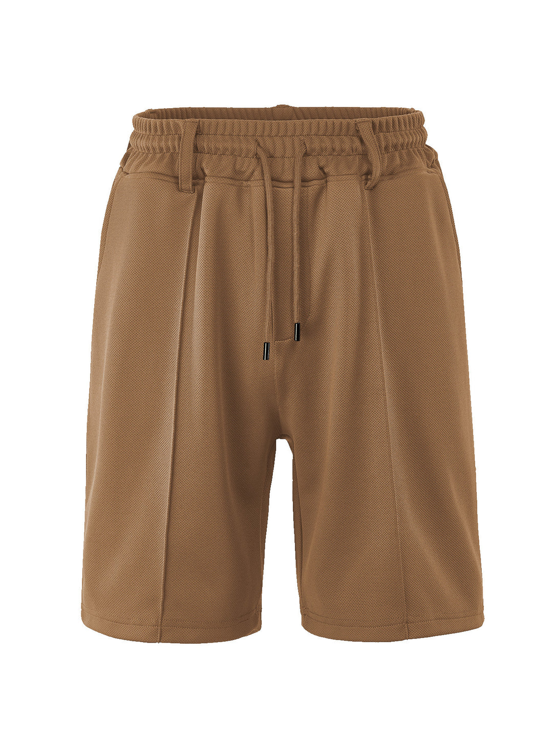 Herren nan technische Netzstruktur-Shorts mit Bügelfalte, Gürtelschlaufen und elastischem Kordelbund Echo Archiv