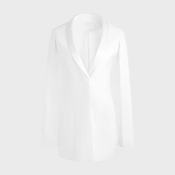 Damen Kurzes Cape-Minikleid mit tiefem V‑Ausschnitt und offenem Arm‑Cape Echoarchiv
