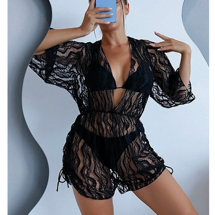 Damen Strand-Overall mit floralem Muster Echo Archiv